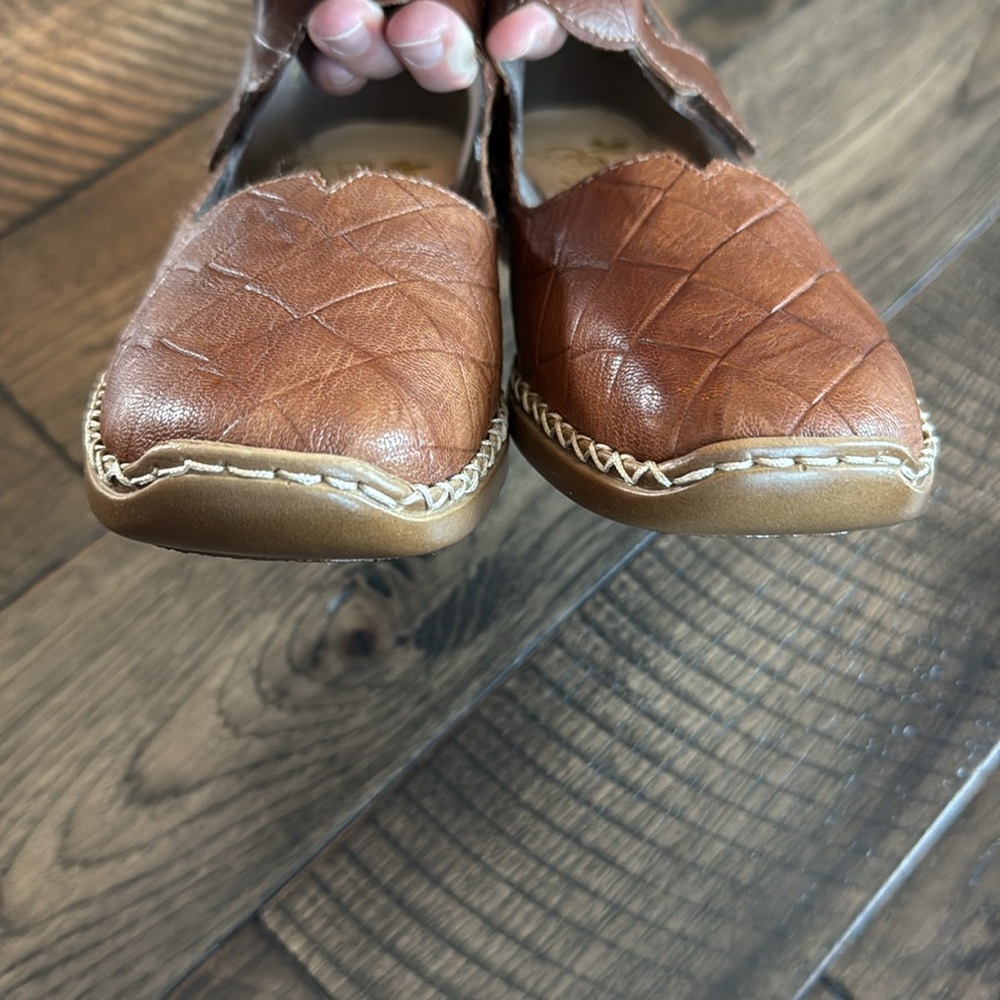 Rieker Brown Quilted Flats - Picture 5 of 8